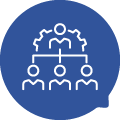 Business Management - Accent Blue Chat Bubble